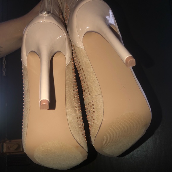 Diamanté Heeled Boots - Picture 3 of 5